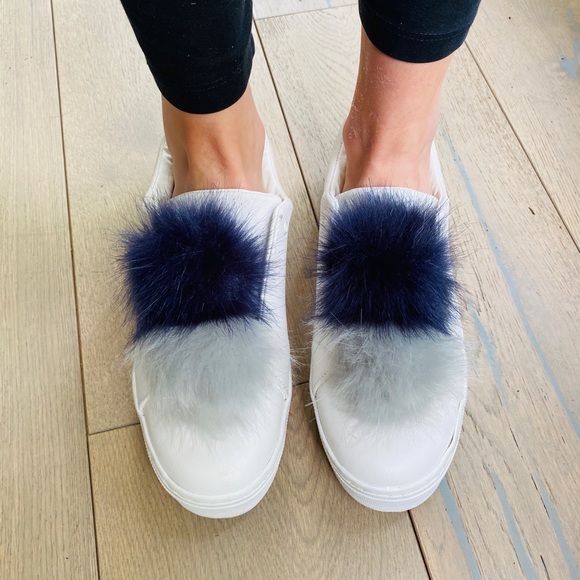 Sam Edelman Shoes - Sam Edelman Leya Pom Pom Sneakers